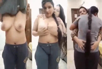 Hostel room mein jawaan ladkiyon ne ek dusri ki chut chat chat kar lesbian maza liya