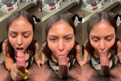 Celebrity hairdresser ne actor ka mota lund muh mein leke blowjob MMS liya