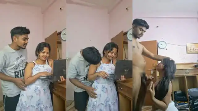 Desk pe Punjabi GF BF ne garam chut pelwaya hardcore scene banaya